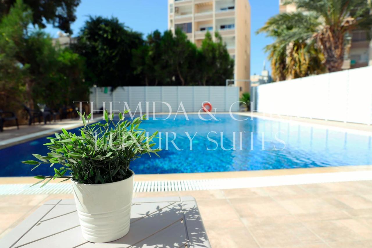 Luxury Penthouse 1Br-Seafront-Seasonal Pool-Central Larnaca Dış mekan fotoğraf