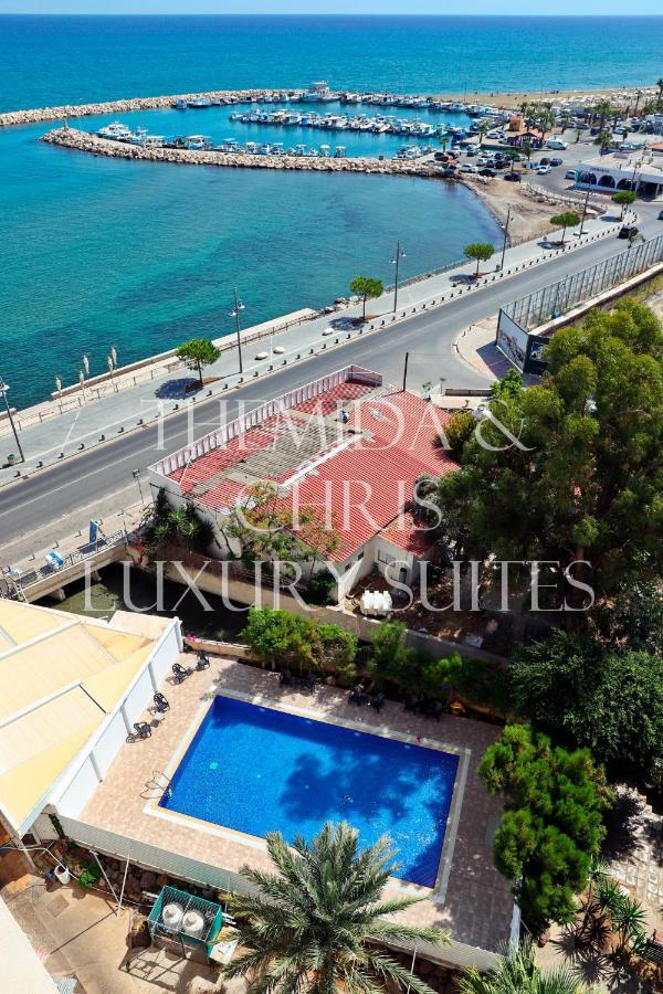 Luxury Penthouse 1Br-Seafront-Seasonal Pool-Central Larnaca Dış mekan fotoğraf